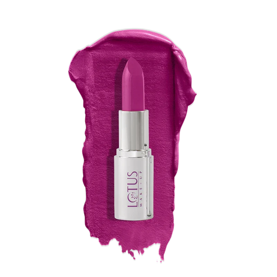 Lotus Herbals Ecostay Butter Matte Lip Color, Passionate Pink, 4.2g