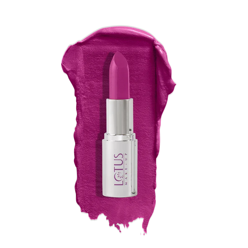 Lotus Herbals Ecostay Butter Matte Lip Color, Magenta Mist