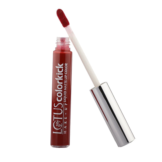 Lotus Herbals Colorkick Liquid Matte LipColor, CLM02, 6g