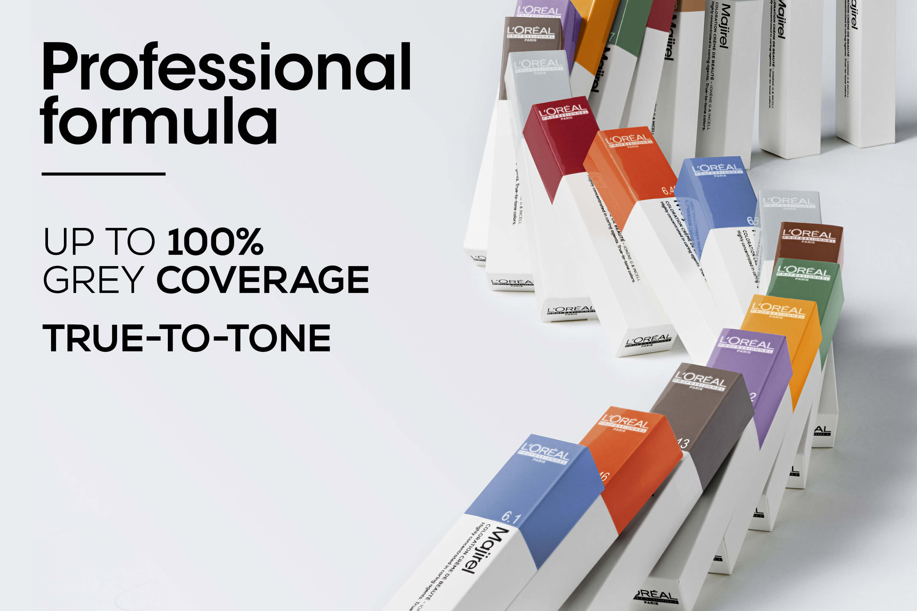 Majirel 5.52 creamy texture on palm