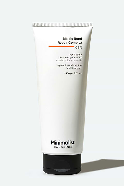 Minimalist Maleic Bond Repair Complex 5% Hair Mask For Repairs and nourishes hair, 200g - Image 7 - Buy from Indicrest