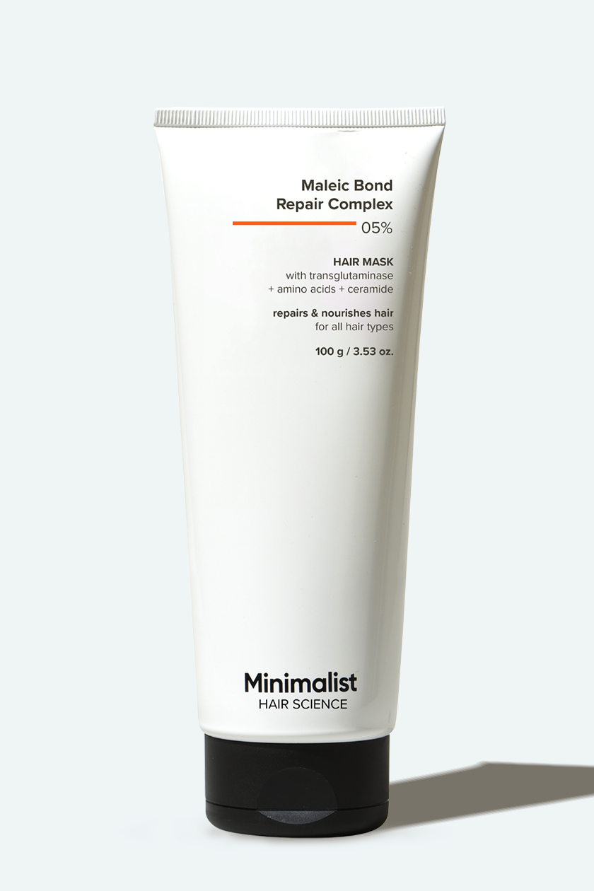 Minimalist Maleic Bond Repair Complex 5% Hair Mask For Repairs and nourishes hair, 100g - Buy from Indicrest