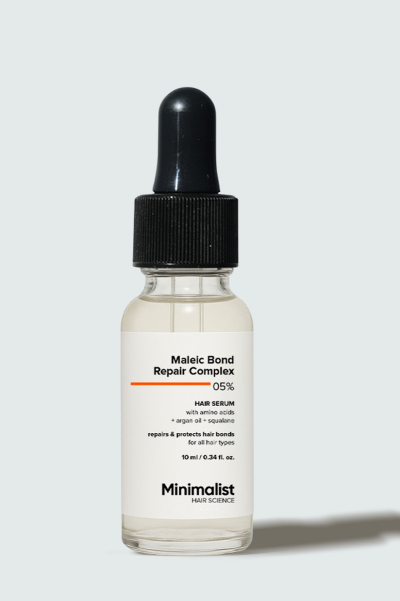 Minimalist Maleic Bond Repair Complex 5% Hair Serum For Repairs and protect hair bonds, 10ml - Buy from Indicrest