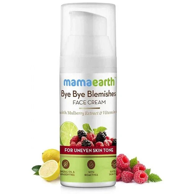 Mamaearth Bye Bye Blemishes Face Cream, 30g - Indicrest Buy at Indicrest