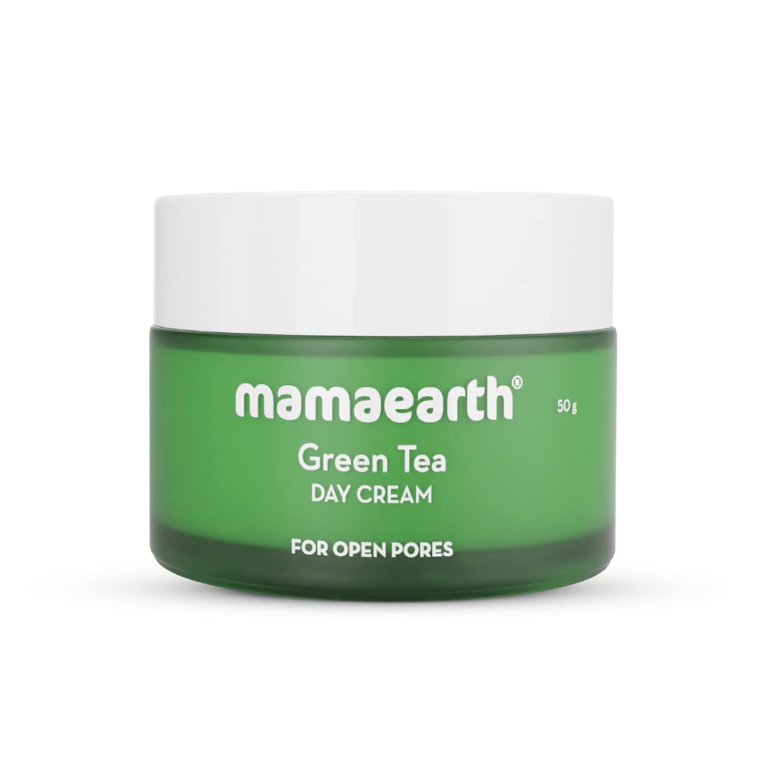Mamaearth Green Tea Day Cream, 50g - Indicrest
