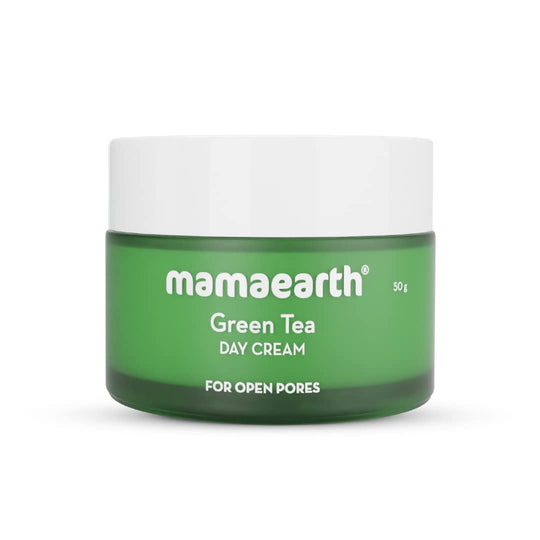 Mamaearth Green Tea Day Cream, 50g - Indicrest Buy at Indicrest