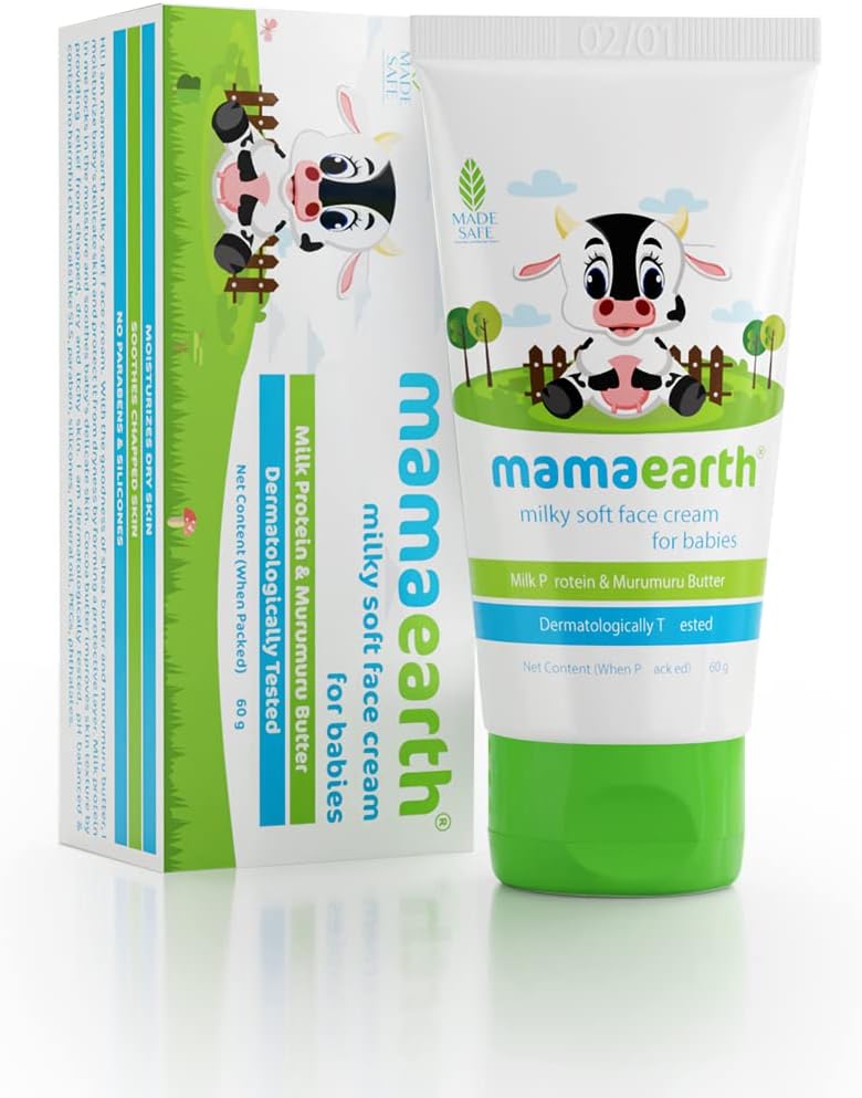 Mamaearth Milky Soft Face Cream for Kids - Indicrest