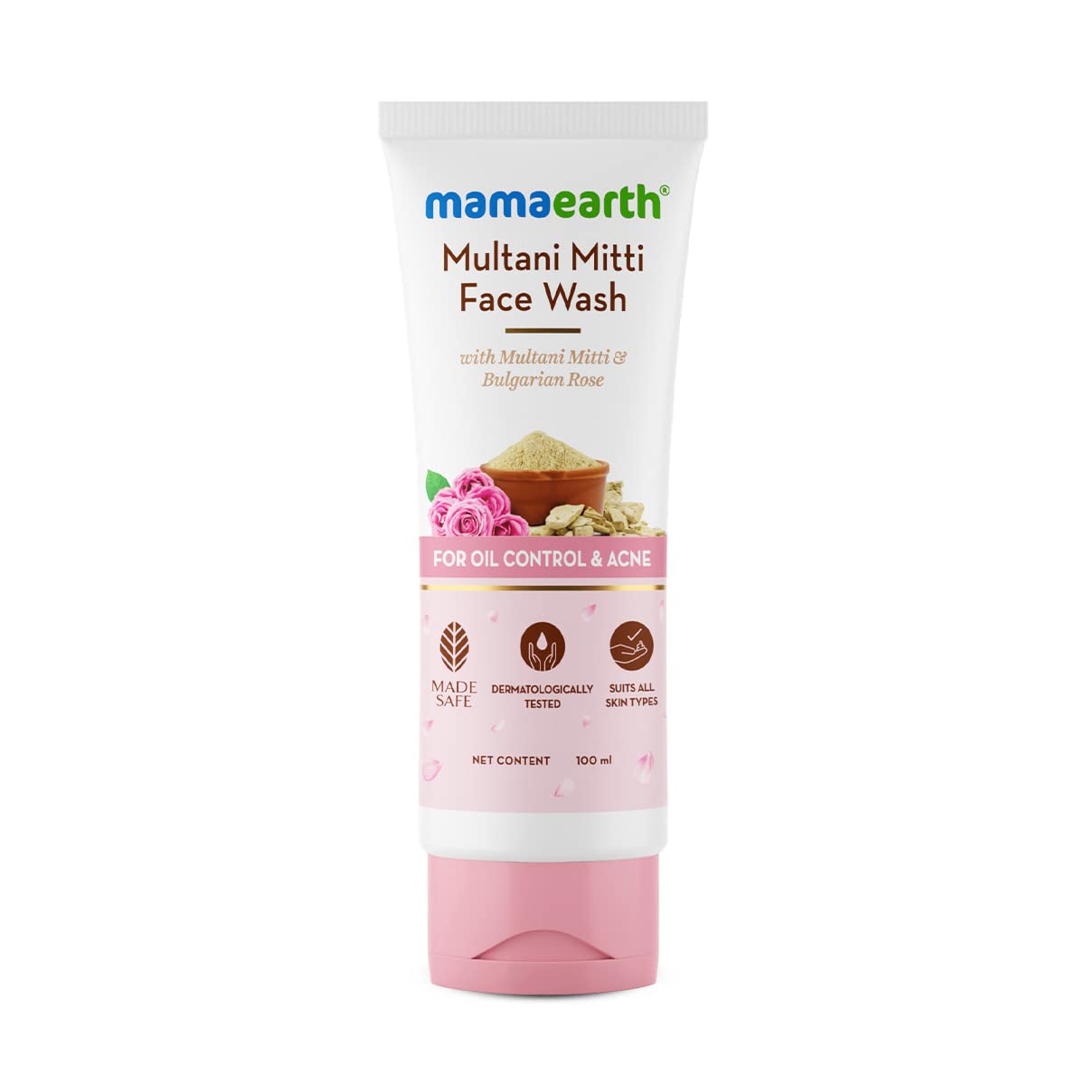 Mamaearth Multani Mitti Face Wash, 100ml - Indicrest