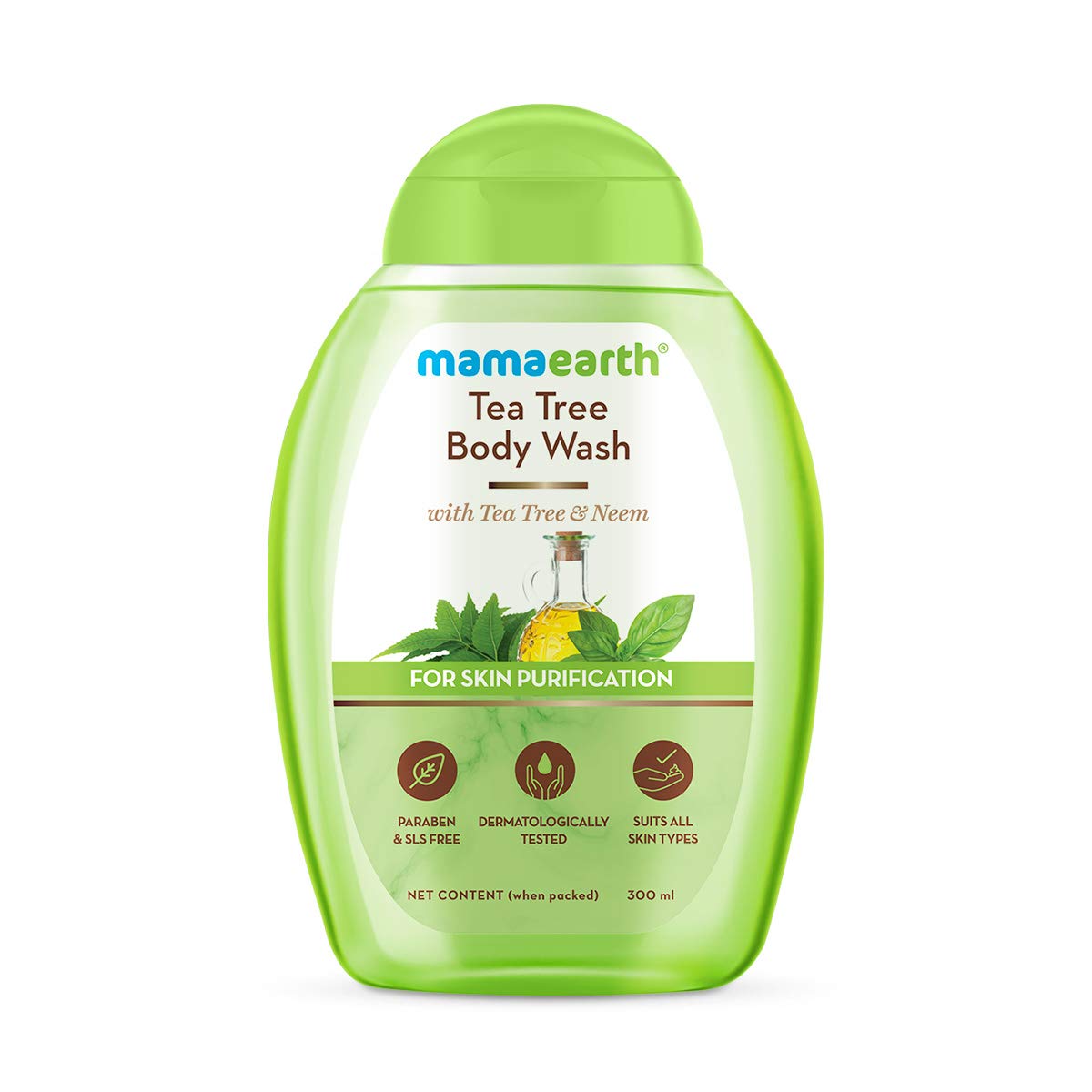 Mamaearth Tea Tree Body Wash, 300ml - Indicrest