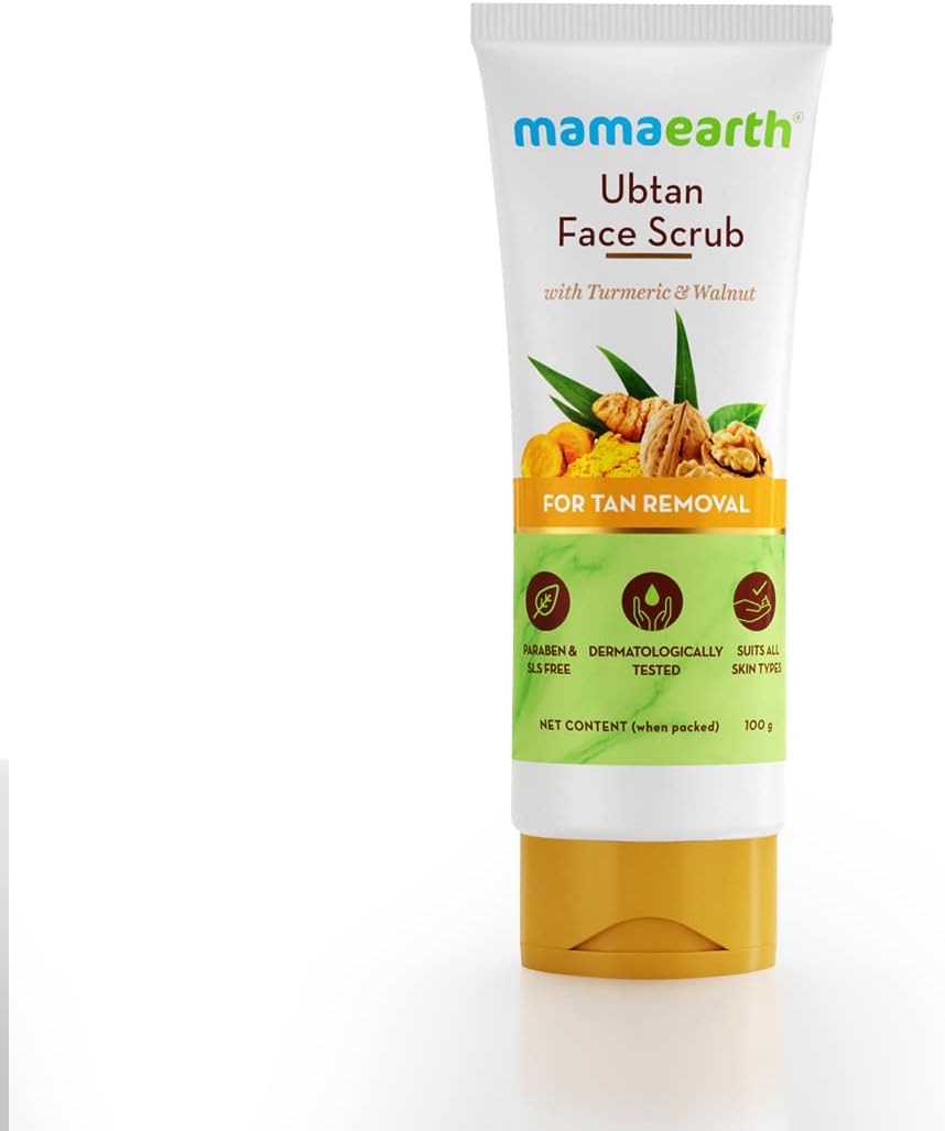 Mamaearth Ubtan Face Scrub, 100ml - Indicrest