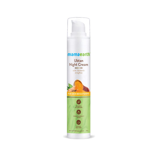 Mamaearth Ubtan Night Cream, 50g - Indicrest Buy at Indicrest