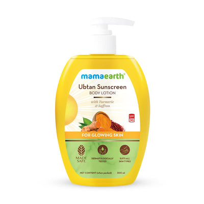 Mamaearth Ubtan Sunscreen Body Lotion, 300ml