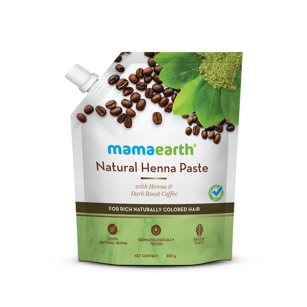 Mamaearth Natural Henna Paste for Rich Colored Hair 200g Pack