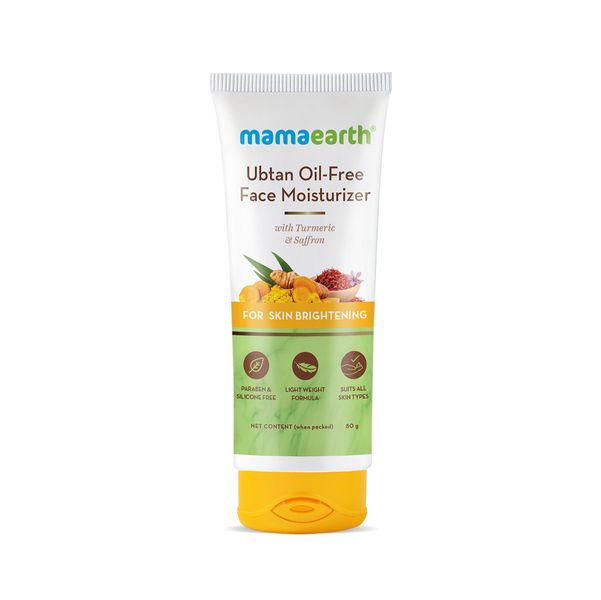 Mamaearth Ubtan Oil-Free Face Moisturizer for Skin Brightening - 80 ml Buy at Indicrest