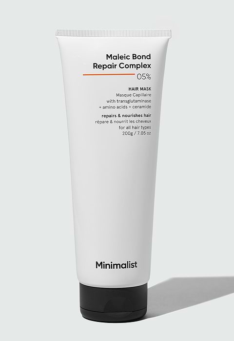 Minimalist Maleic Bond Repair Complex 5% Hair Mask For Repairs and nourishes hair, 200g - Image 2 - Buy from Indicrest