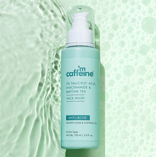 Mcaffeine 2% Salicylic Acid Niacinamide & Matcha Tea Face Wash, 100ml - Buy from Indicrest
