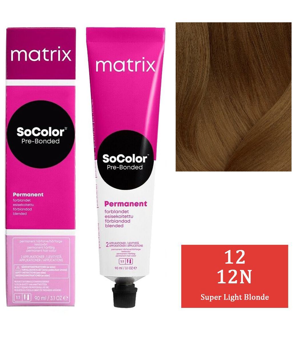 Matrix SoColor 12.0 - 12N (Super Light Blonde) - (90ml) - Indicrest