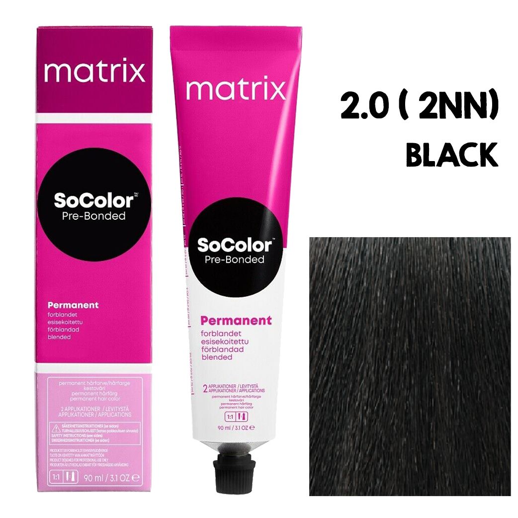 Matrix SoColor 2.0 - 2NN (Black) - (90ml) - Indicrest