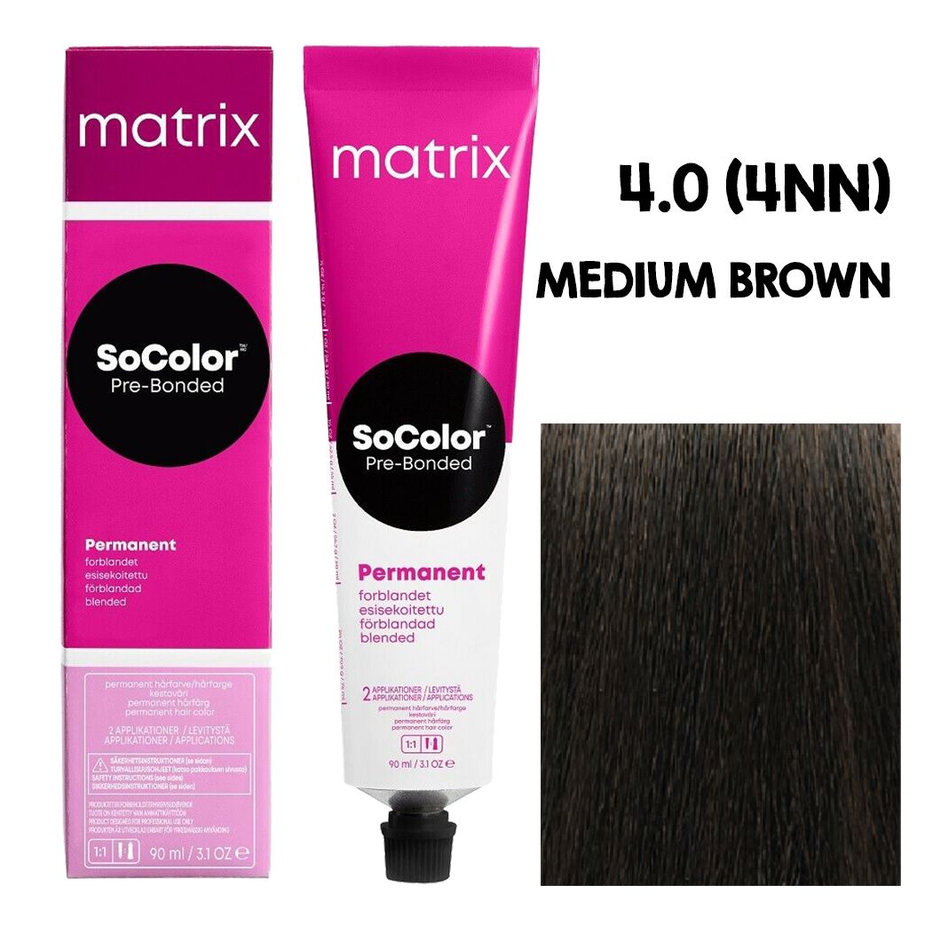 Matrix SoColor 4.0 - 4NN (Medium Brown) - (90ml) - Indicrest