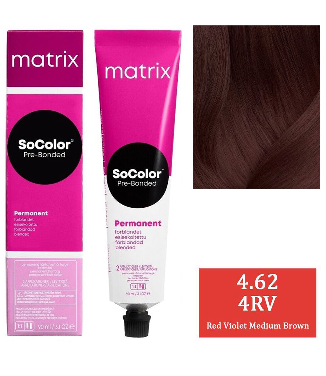 Matrix Colorinsider Haarfarbe 4RRV+ – 60 Ml, Intensives Rot, Permanente Farbcreme