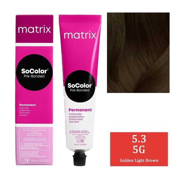 Matrix SoColor Golden Light Brown professional hair color
