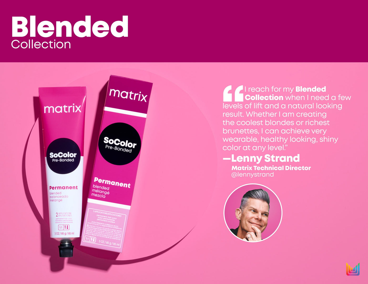 Matrix SoColor ammonia-free golden brown shade