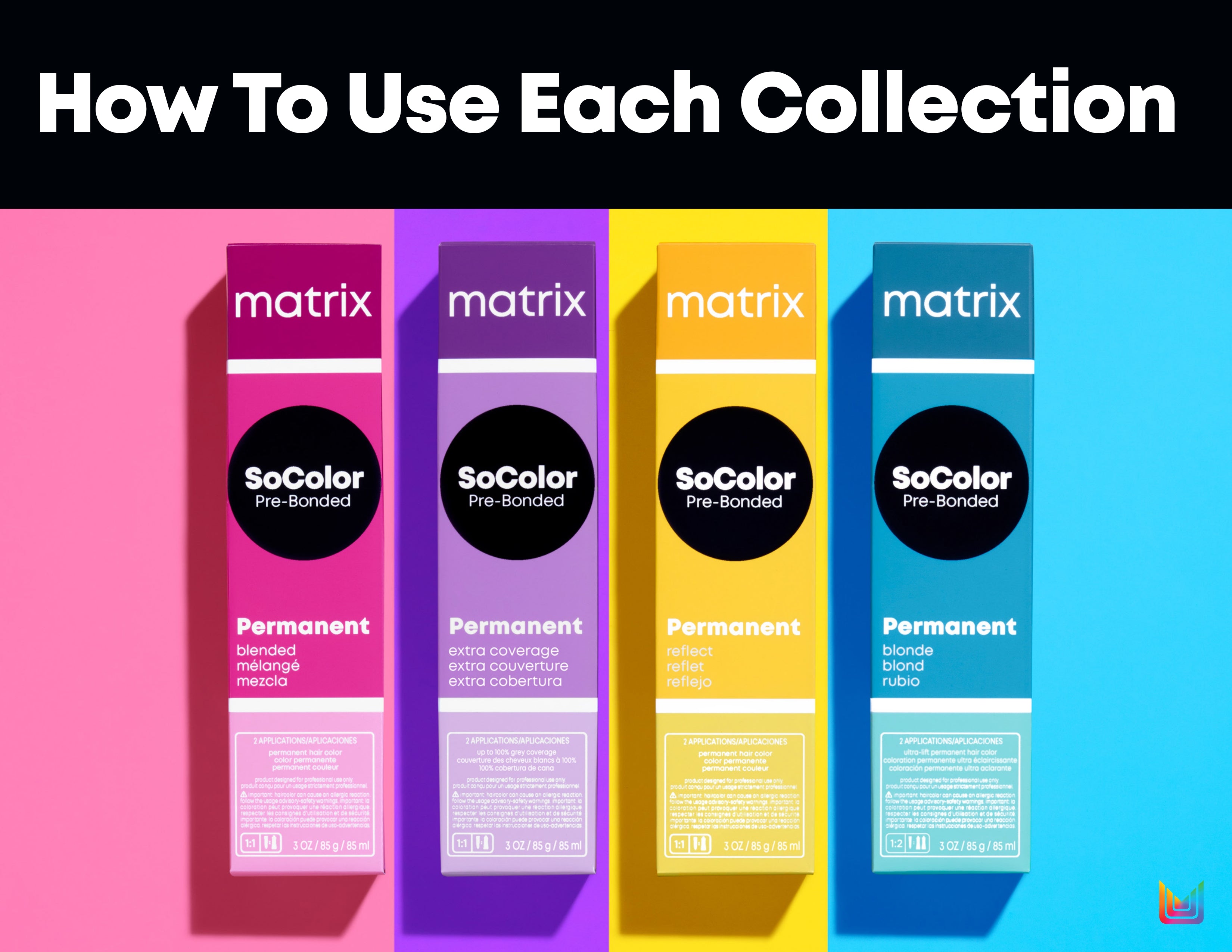 Matrix SoColor color tube beside measuring scale and gloves