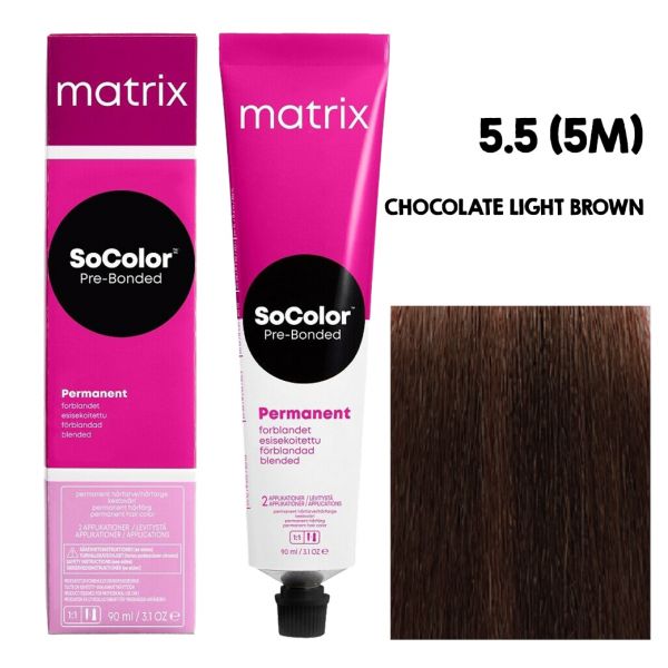 Matrix SoColor professional light brown hair color