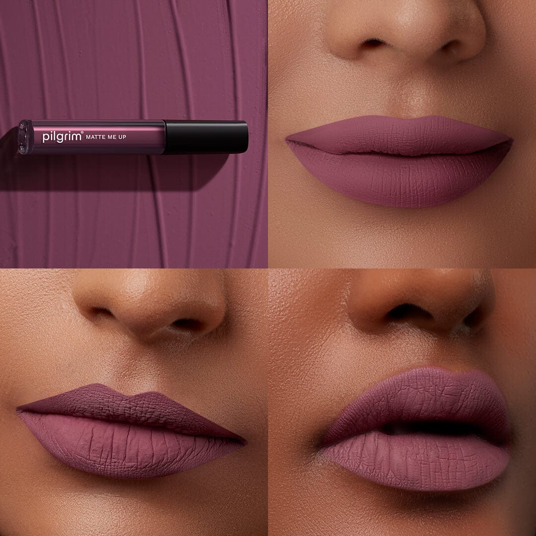 pilgrim matte me up liquid lipstick mauve desire 06   Image 2   Buy from Indicrest