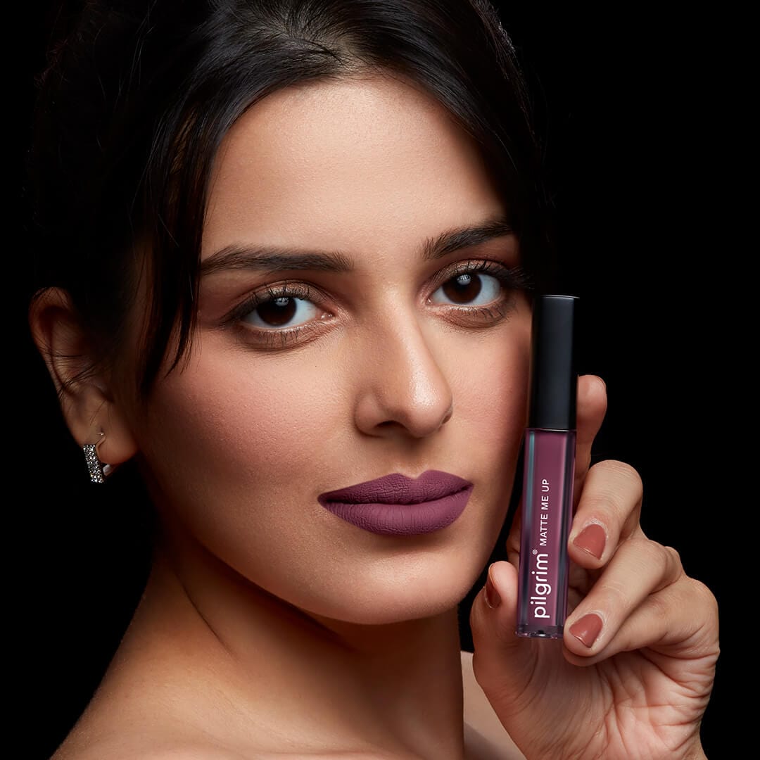 pilgrim matte me up liquid lipstick mauve desire 06   Image 4   Buy from Indicrest
