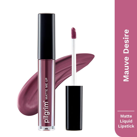 pilgrim matte me up liquid lipstick mauve desire 06   Buy from Indicrest