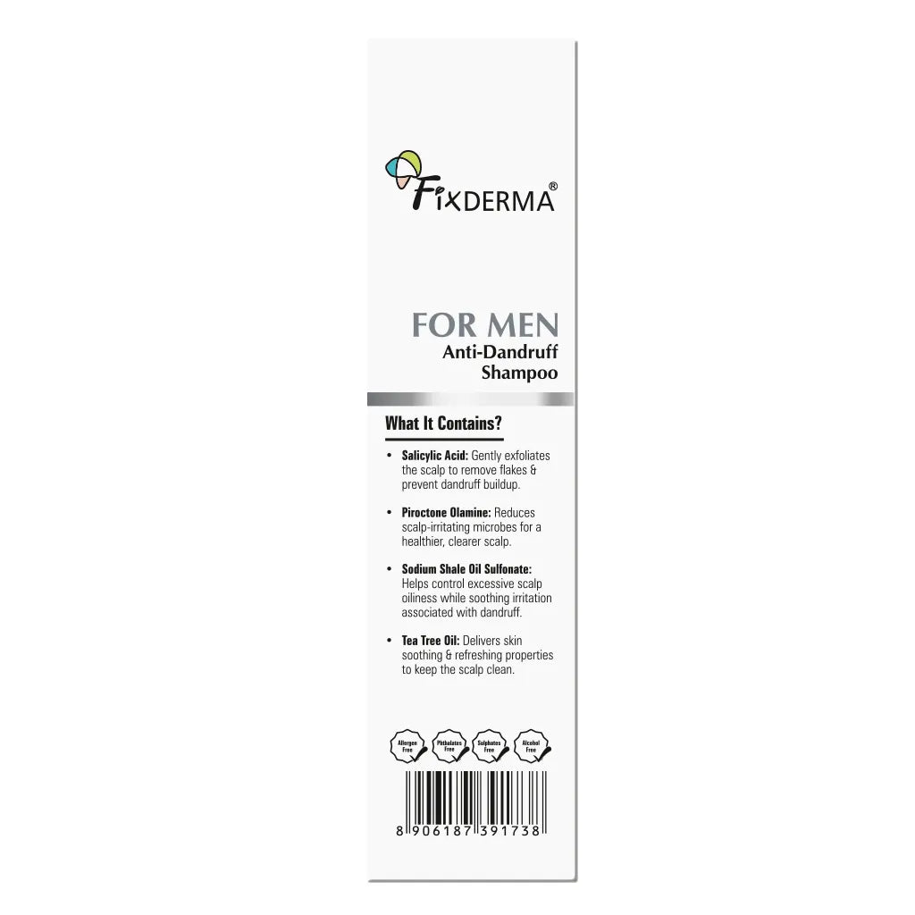 Fixderma FOR MEN Anti-Dandruff Shampoo, 100ml - Image 8 - Buy from Indicrest