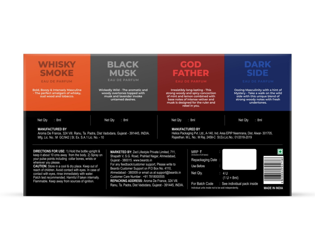 Beardo Assorted Premium Fragrances for Men - Image 7 - Buy from Indicrest