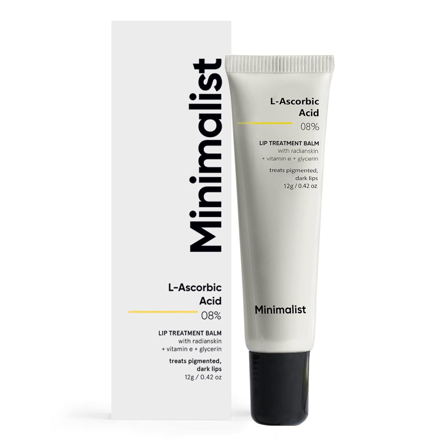 Minimalist 8% L-Ascorbic Acid Lip 169.10 Treatment Balm with Vitamin E - Indicrest