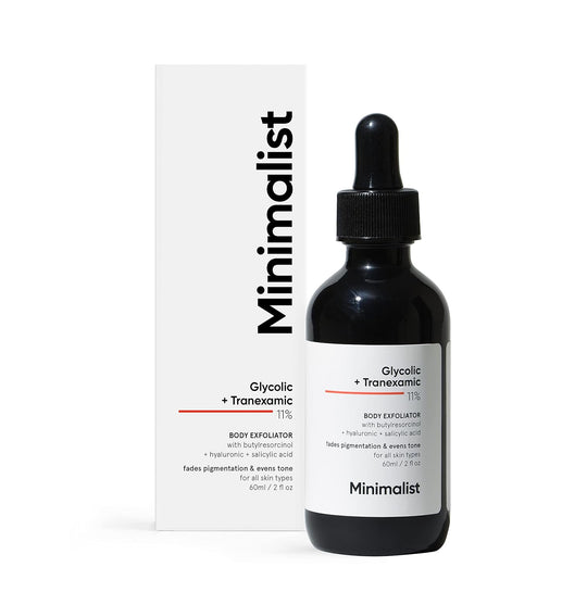 Minimalist Glycolic + Tranexamic 11% Body Exfoliator - Indicrest Buy at Indicrest