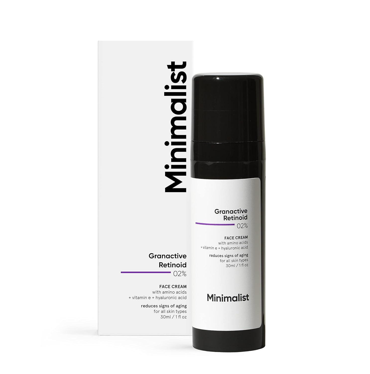 Minimalist Granactive Retinoid 2% Face Crea, 30ml - Indicrest