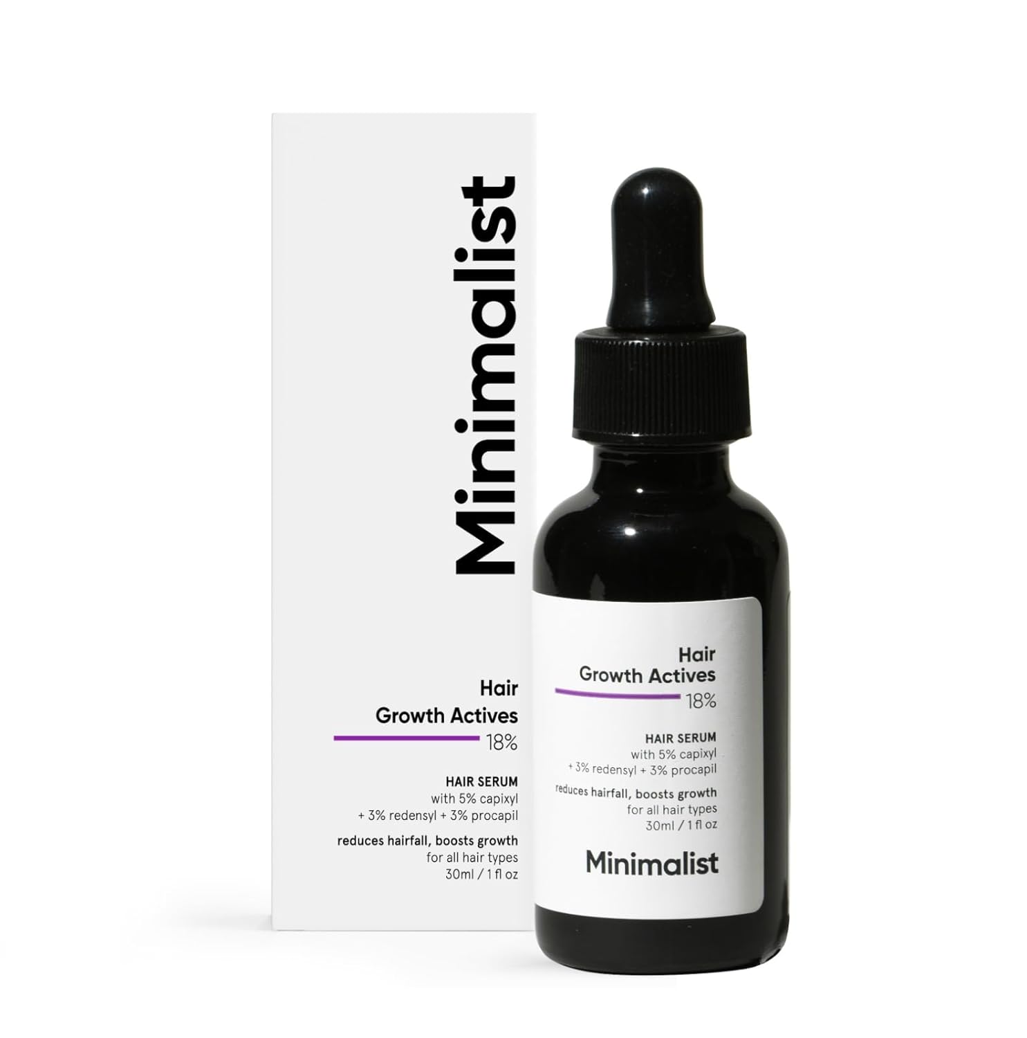 Minimalist Hair Growth Actives Hair Serum, 30ml - Indicrest