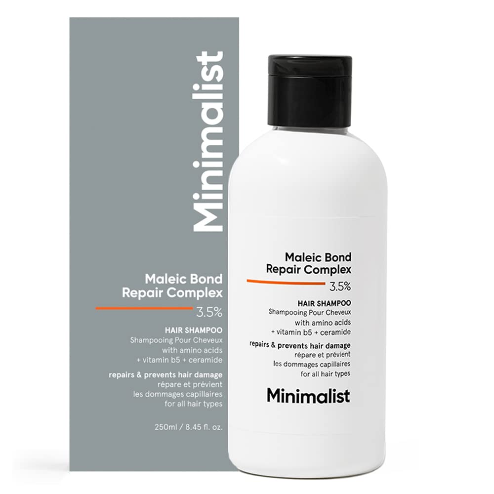 Minimalist Maleic Bond Repair Complex Hair Shampoo, 250ml - Indicrest