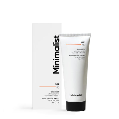 Minimalist SPF 50 Sunscreen, 50g