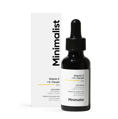 Minimalist Vitamin C + E + Ferulic 16% Face Serum, 20ml