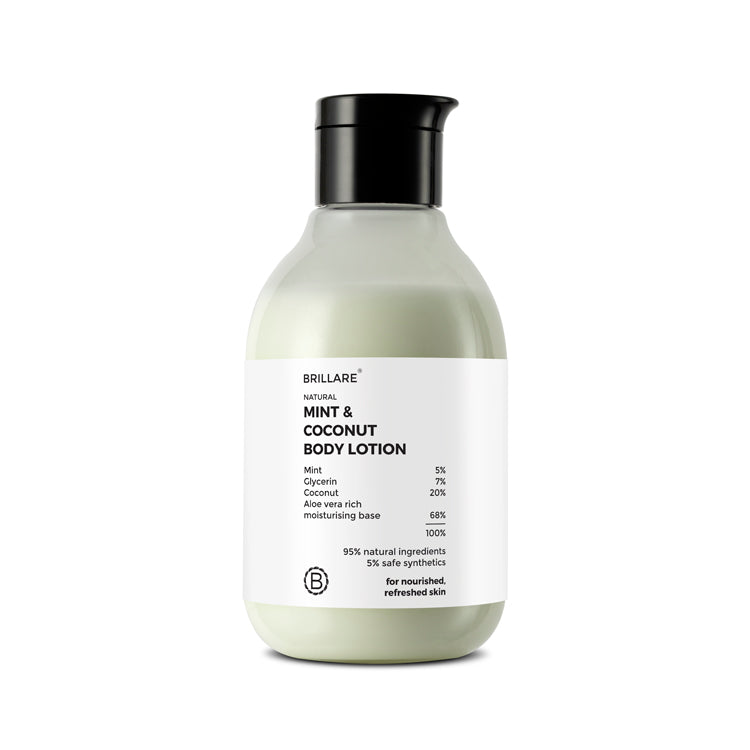 Brillare Mint & Coconut Body Lotion, 200ml - Image 6 - Buy from Indicrest