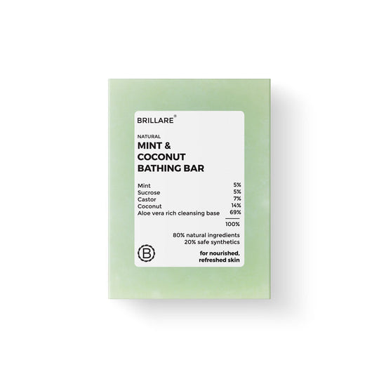 Brillare Mint & Coconut Bathing Bar, 75g - Buy from Indicrest