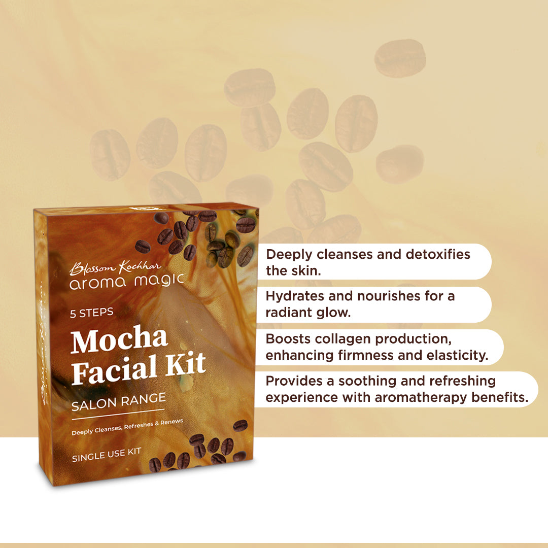 Aroma Magic Mocha Skin Rejuvenation Facial Kit For Dull & Dry Skin, 180g - Image 2 - Buy from Indicrest