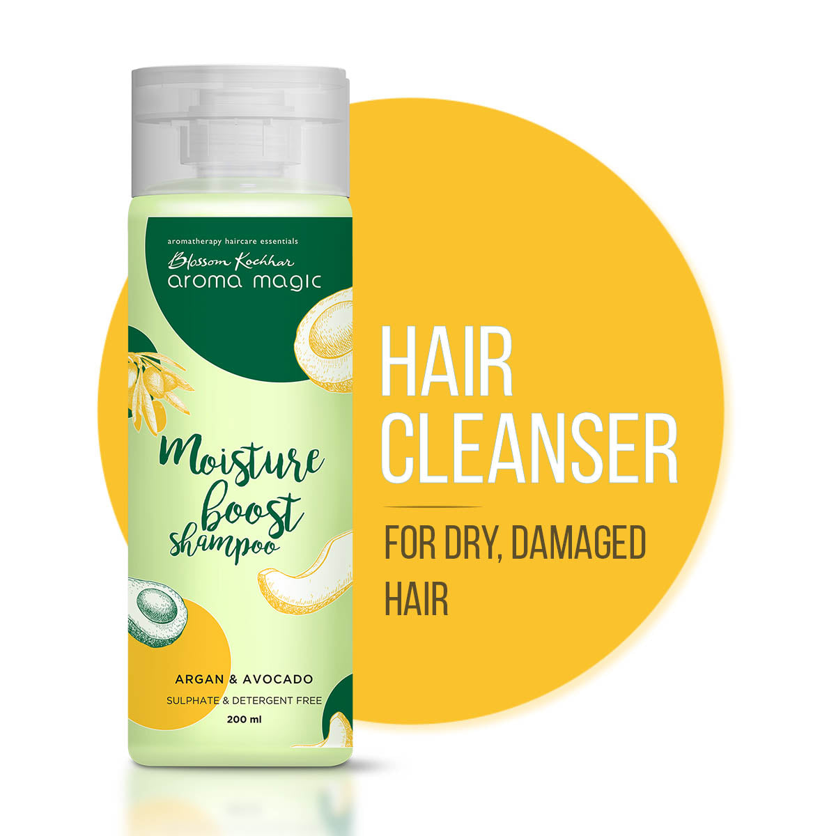 Aroma Magic Moisture Boost Shampoo For Dry & Damaged Hair, 200ml - Buy from Indicrest