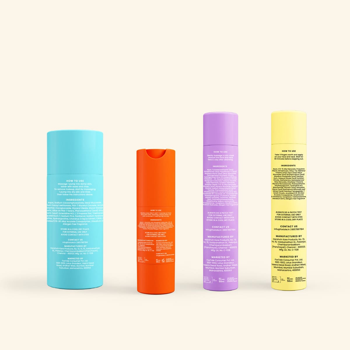Foxtale Morning Glory with CoverUp Matte Sunscreen Hydrating Face Wash + Vitamin C Serum + Hydrating Moisturizer with Ceramide + SPF 70 Matte Finish Sunscreen - Image 7 - Buy from Indicrest