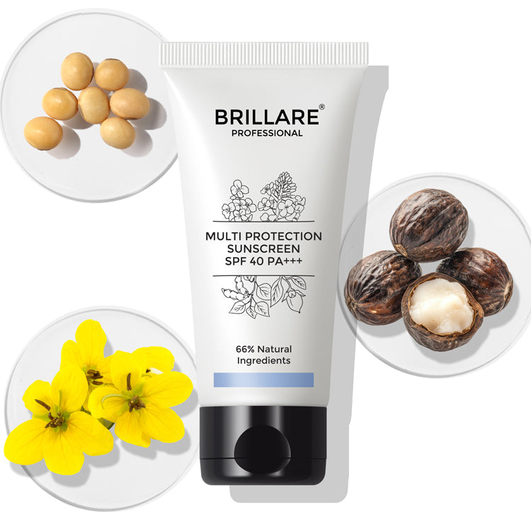 Brillare Multi-Protection Sunscreen SPF 40, 50g - Buy from Indicrest
