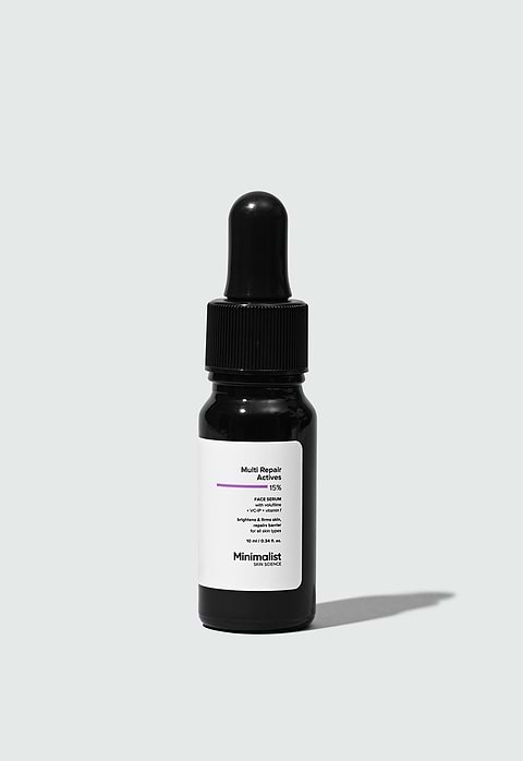 Minimalist Multi Repair Actives 15% Face Serum For Brightens &amp; firms skin, repairs barrier, 10ml - Buy from Indicrest