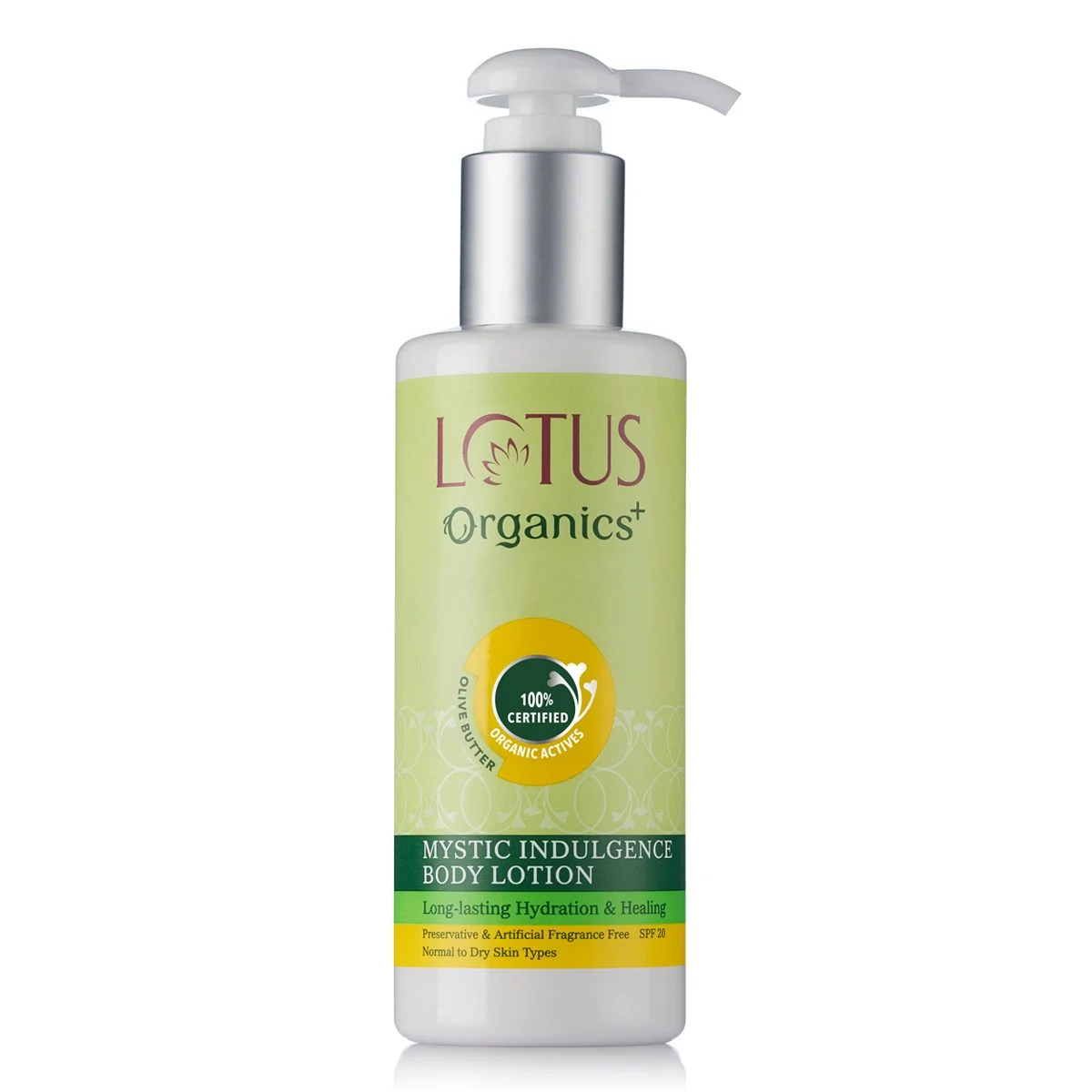 Lotus Herbals Organics+ Body Brightening Indulgence Set, Mystic Indulgence Body Lotion 200mlPrecious Brightening Creme 50g