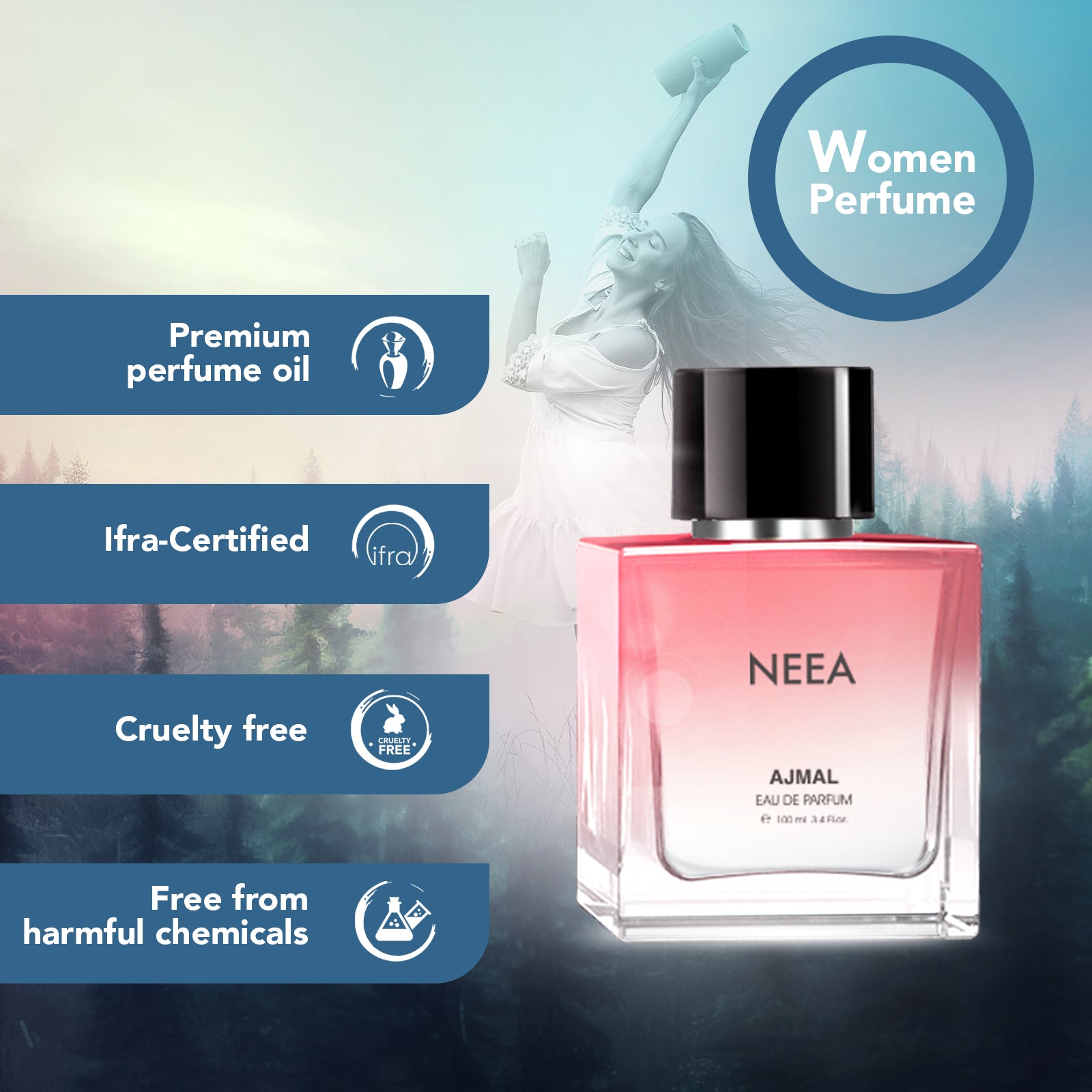 NEEA Perfume 100ML for Women - Image 4 - Buy from Indicrest