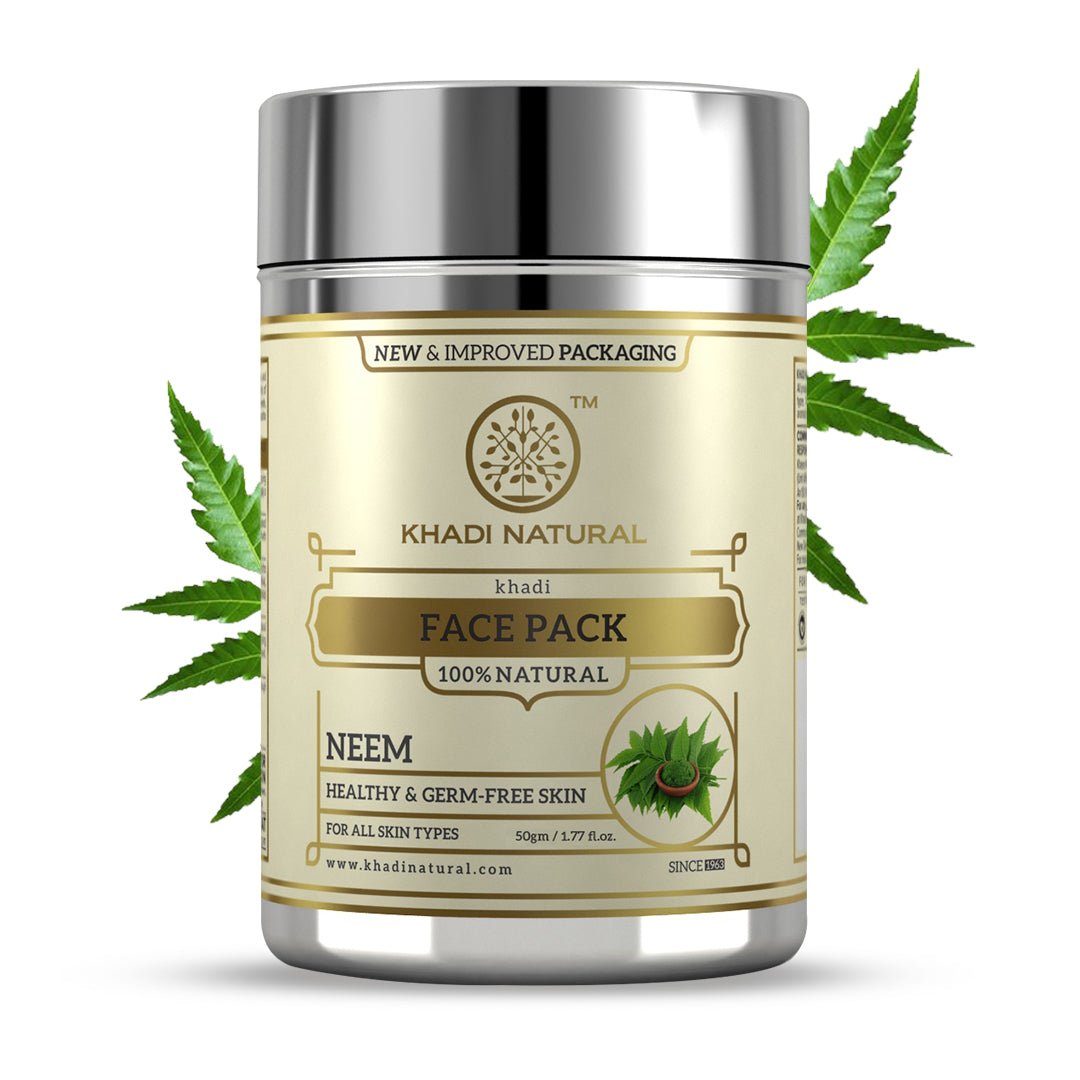 Khadi Natural Neem Face Pack - 50gm - Image 6 - Buy from Indicrest